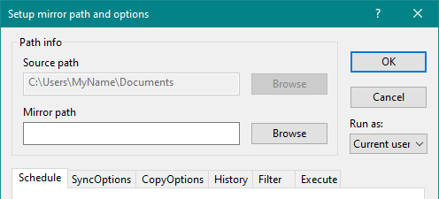 Add mirror folder